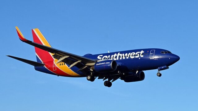 La asombrosa cantidad de viajes que realiza un solo avión de Southwest en un día durante la temporada navideña
