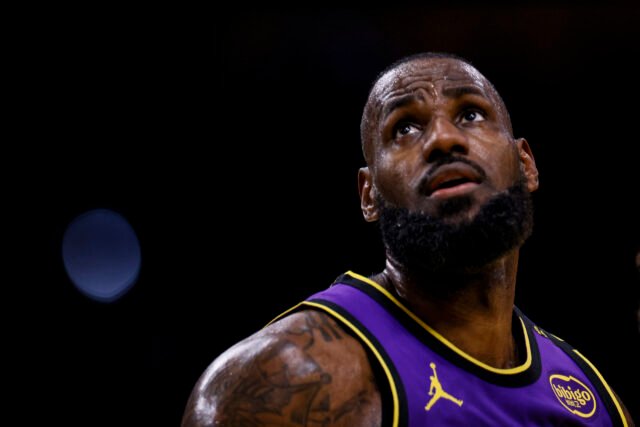 Los Angeles Lakers forward LeBron James  NBA social media