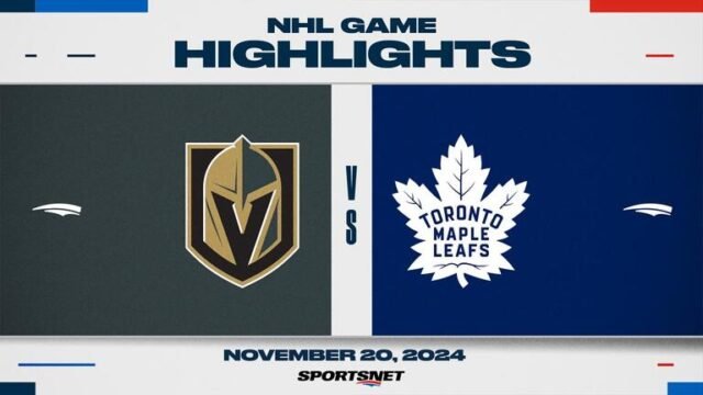 Los Maple Leafs devastados por las lesiones blanquean a los Golden Knights
