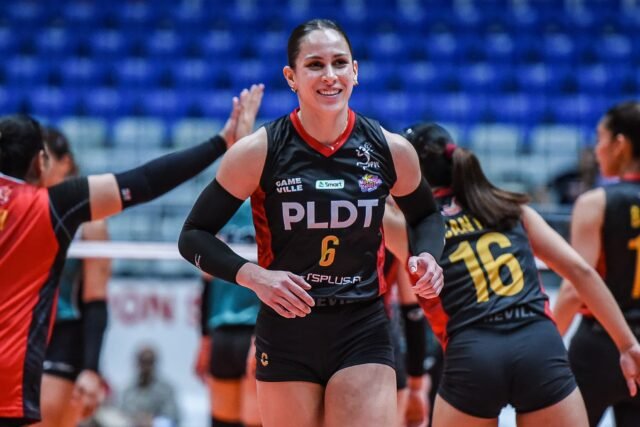 Savi Davidson leads PLDT High Speed Hitters to another win in the PVL All-Filipino Conference.