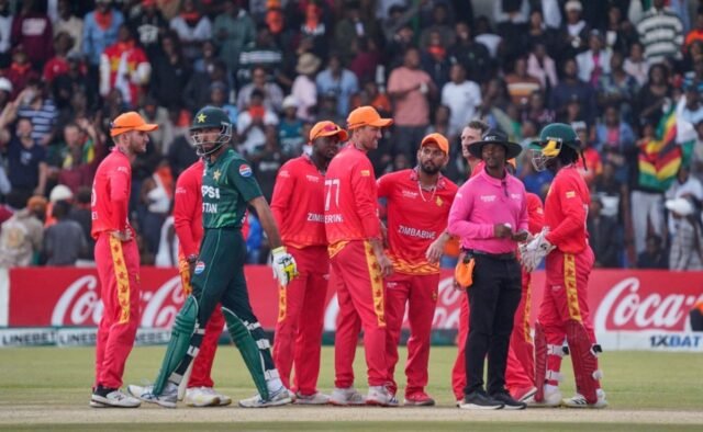 Zimbabwe vs Pakistán 2do ODI, actualizaciones de resultados en vivo: Abrar Ahmed brilla mientras Pakistán elimina a Zimbabwe por 145
