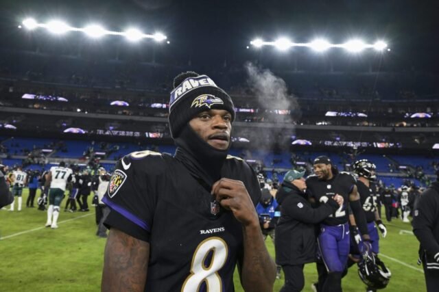 Lamar Jackson decidido tras la derrota de los Ravens ante los Eagles: "Tenemos que preocuparnos por nosotros"
