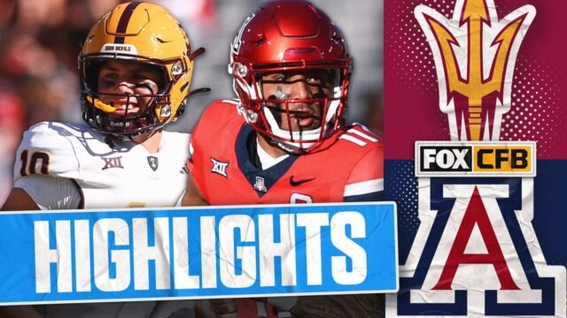 No. 16 Arizona State Sun Devils vs. Arizona Wildcats Highlights 