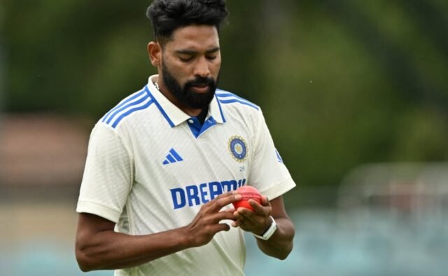 ¿Mohammed Siraj logró una entrega de 181,6 km/h en la prueba de la bola rosa contra Australia? El error del Speed-Gun se vuelve viral
